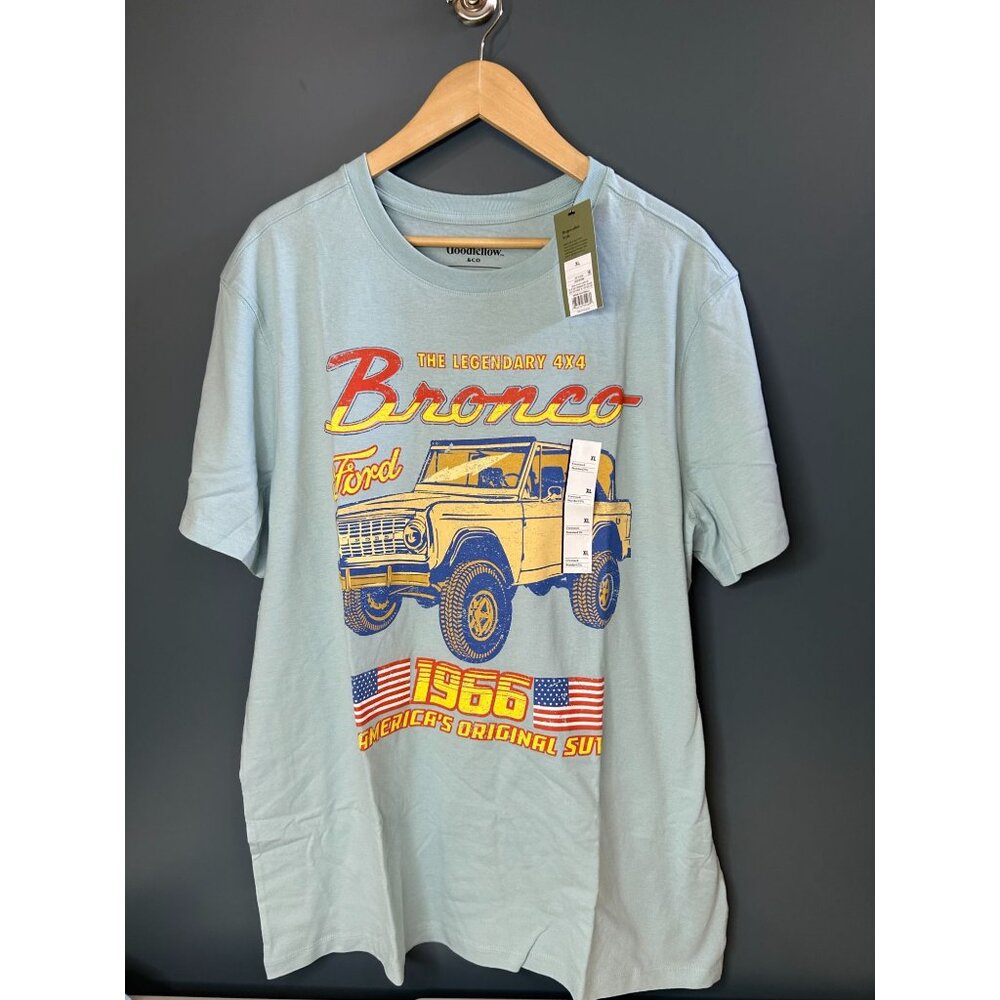 NWT Men's XL Ford Bronco Short Sleeve Crewneck Graphic T-Shirt - Goodfellow & Co